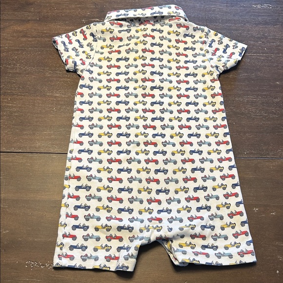 Lila and Hayes Pima Cotton Multi-Color Jeeps One-Piece Romper - Picture 3 of 5